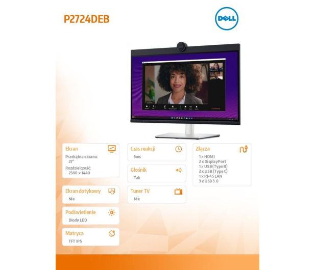 Dell P2724DEB - 1228891 - zdjęcie 2